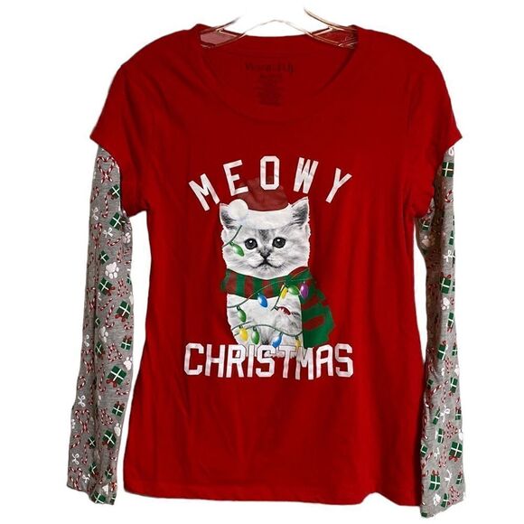 Cat Christmas Holiday Shirt - Picture 2 of 5